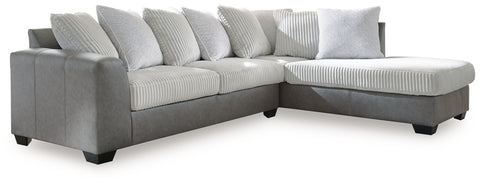 Dark Gray / 2 Pc. Right Arm Facing Corner Chaise Sectional