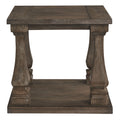 Johnelle - Gray - Rectangular End Table