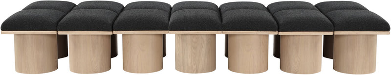 Pavilion - 14 Piece Modular Bench With Natural Base