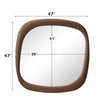 Dana - Accent Mirror - Dark Walnut