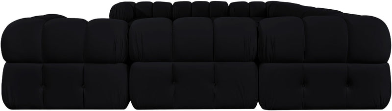 Orin - Velvet Performance Fabric Upholstered 9 Piece Sectional