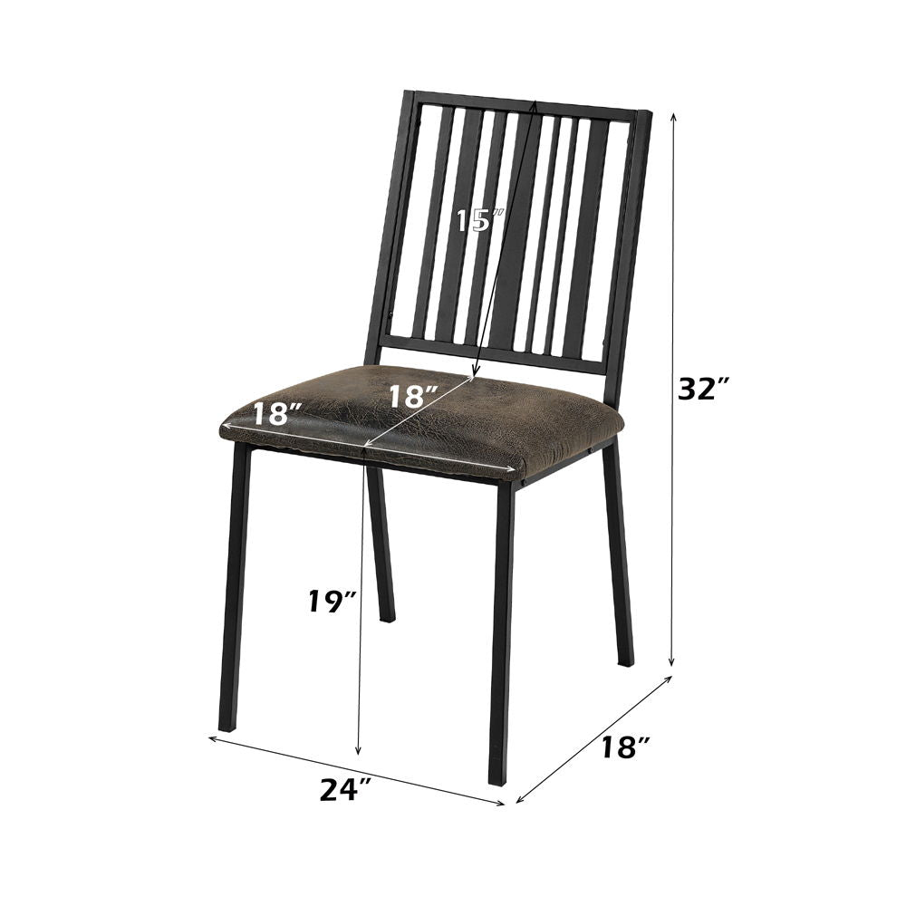 Zudora - Side Chair (Set of 2) - Black