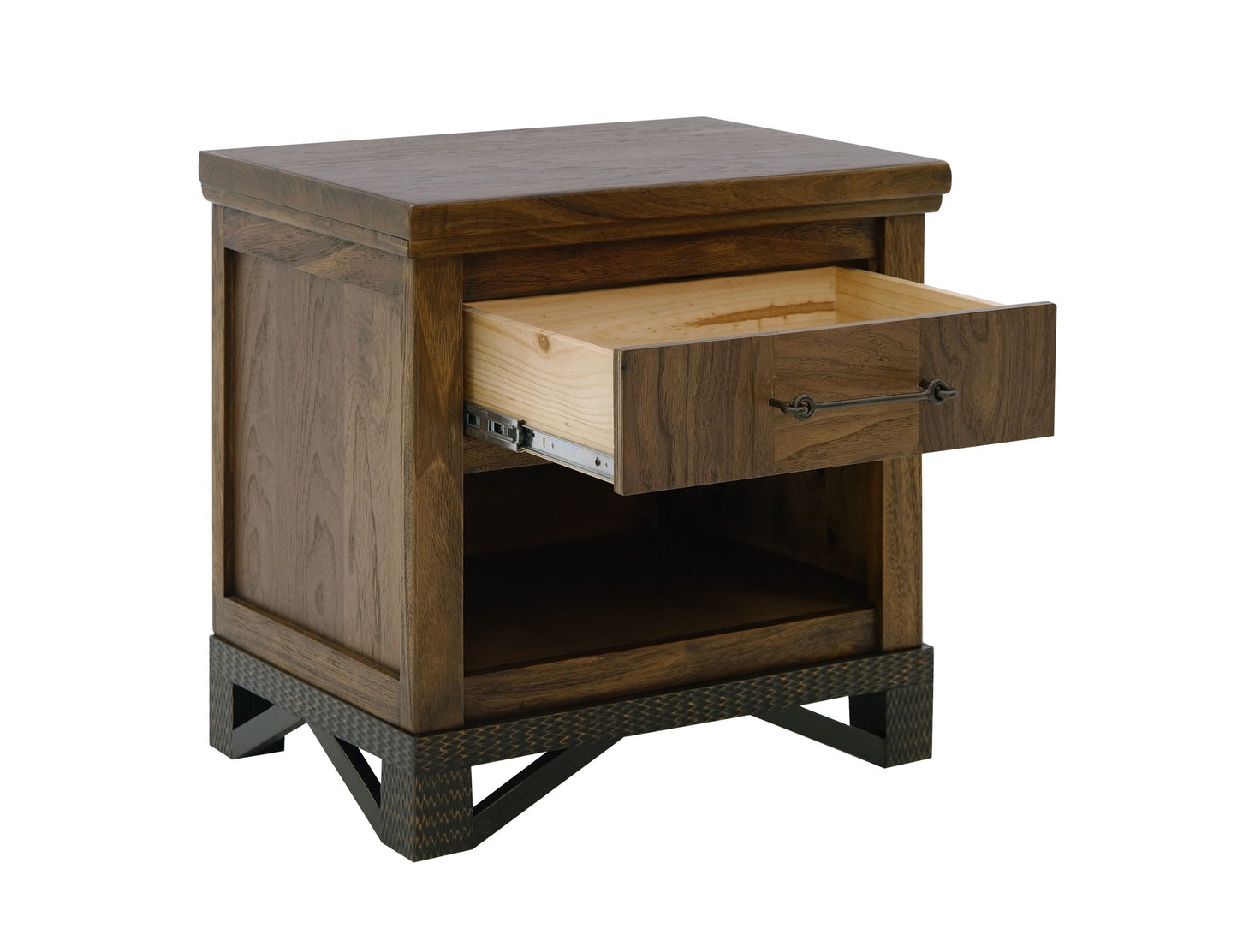 Walnut - Nightstand - Walnut Brown