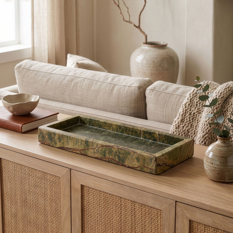 Michael - Genuine Marble Tray