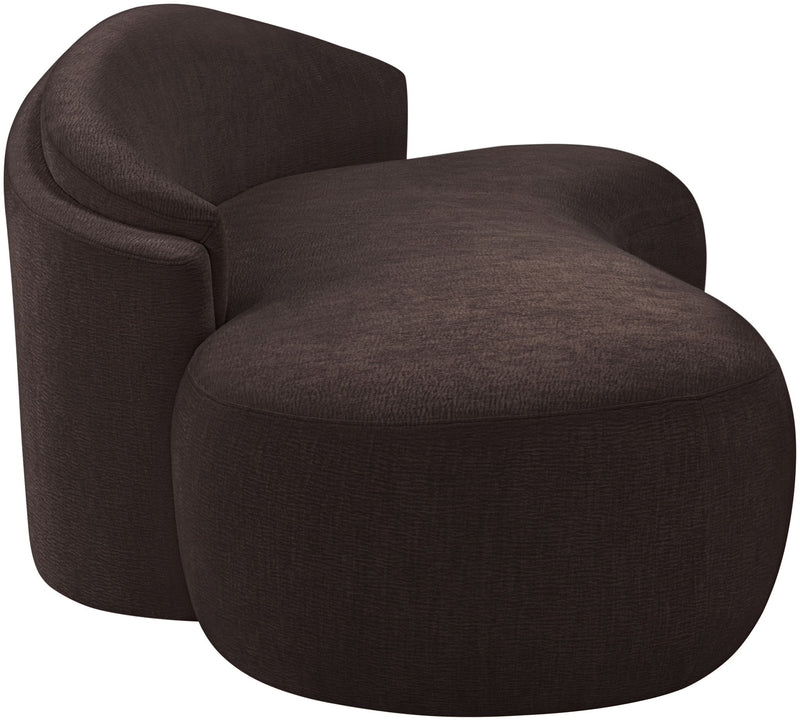 Caspian - Chenille Fabric Upholstered Loveseat