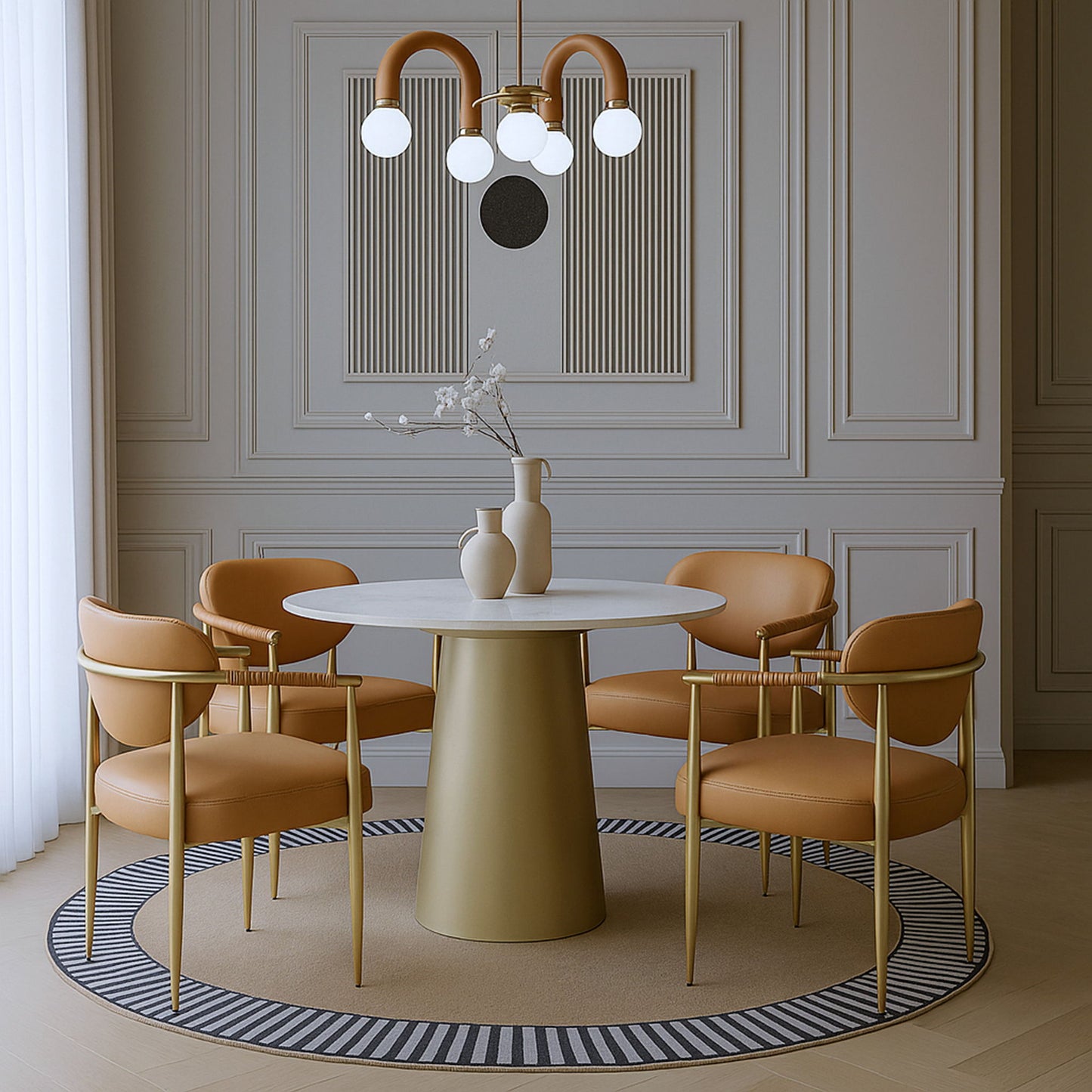 Virella - Faux Leather Upholstered Dining Chair (Set of 2)