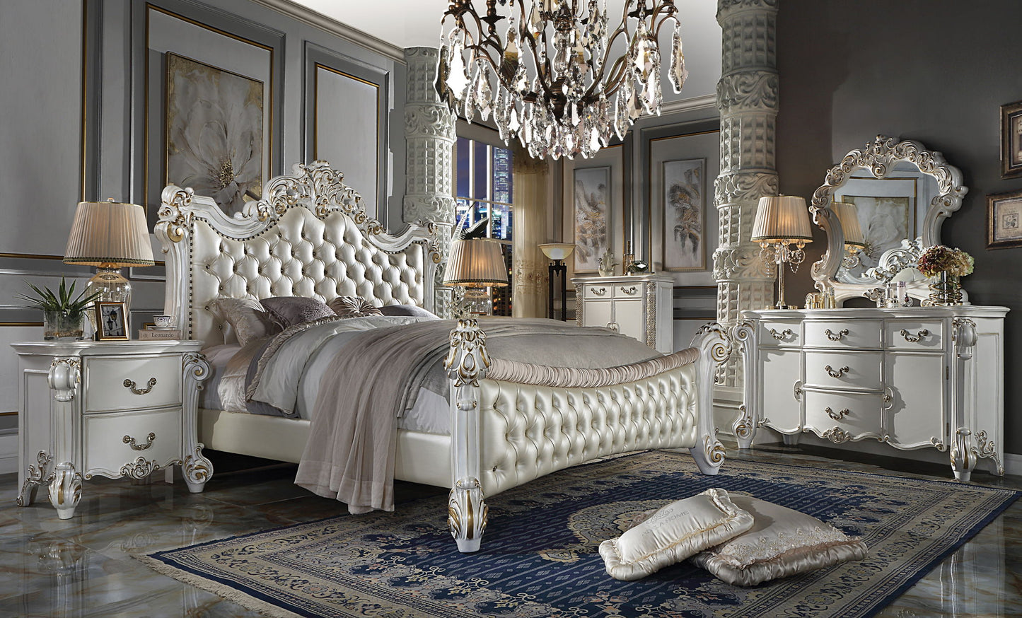 Vendome - Mirror - Antique Pearl
