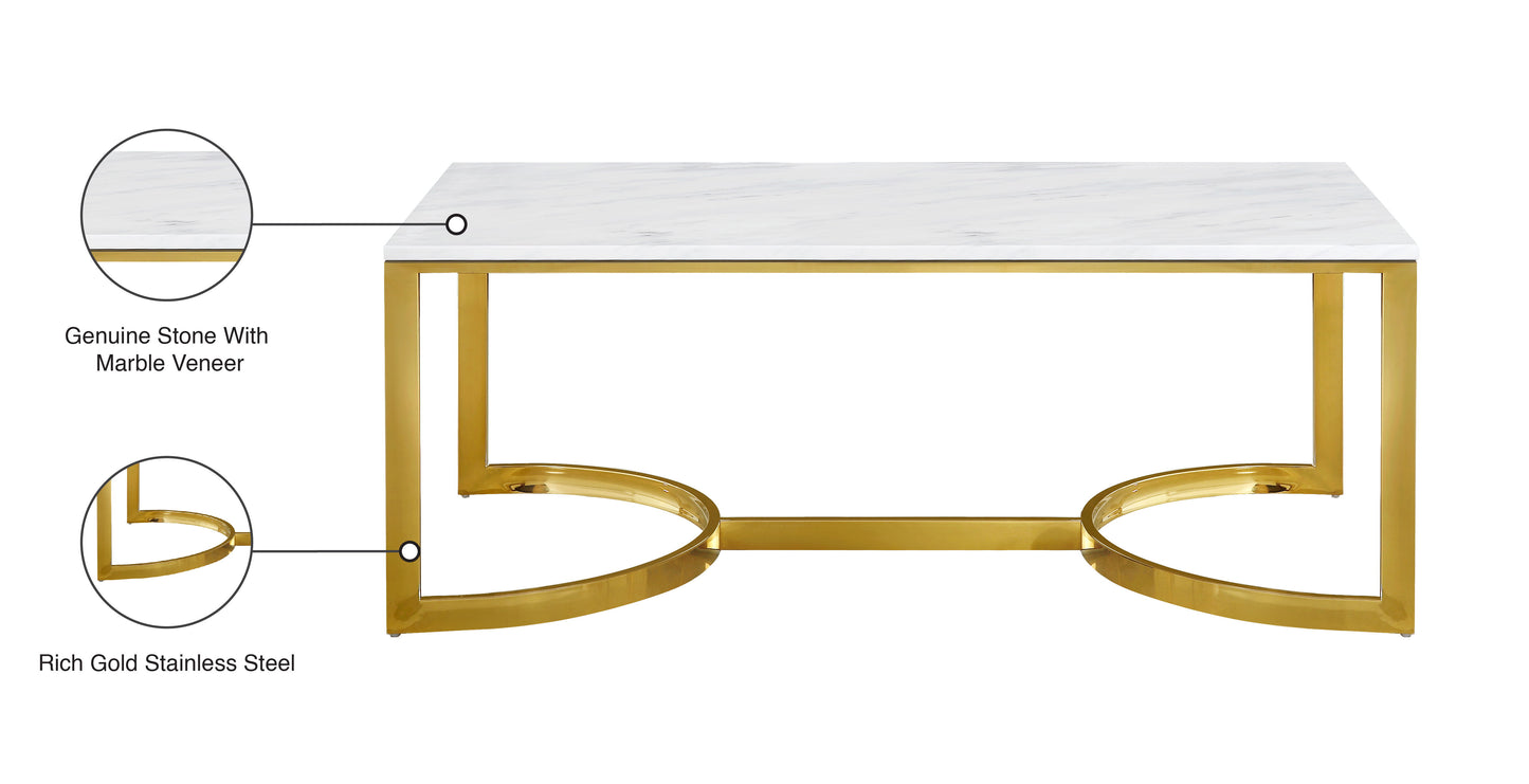 London - Coffee Table - Gold