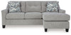 Keenelynn - Sofa Chaise - Nickel