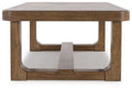 Cabalynn - Light Brown - Rectangular Cocktail Table