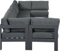 Nizuc - Outdoor Patio Modular Sectional 7 Piece - Gray Dark