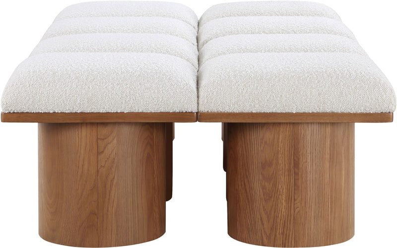 Pavilion - 8 Piece Modular Bench With Brown Base