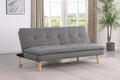 Scout - Upholstered Tufted Convertible Sofa Bed - Gray