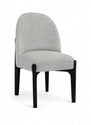 Torino - Upholstered Dining Chair With Brushed Black Base (Set of 2)