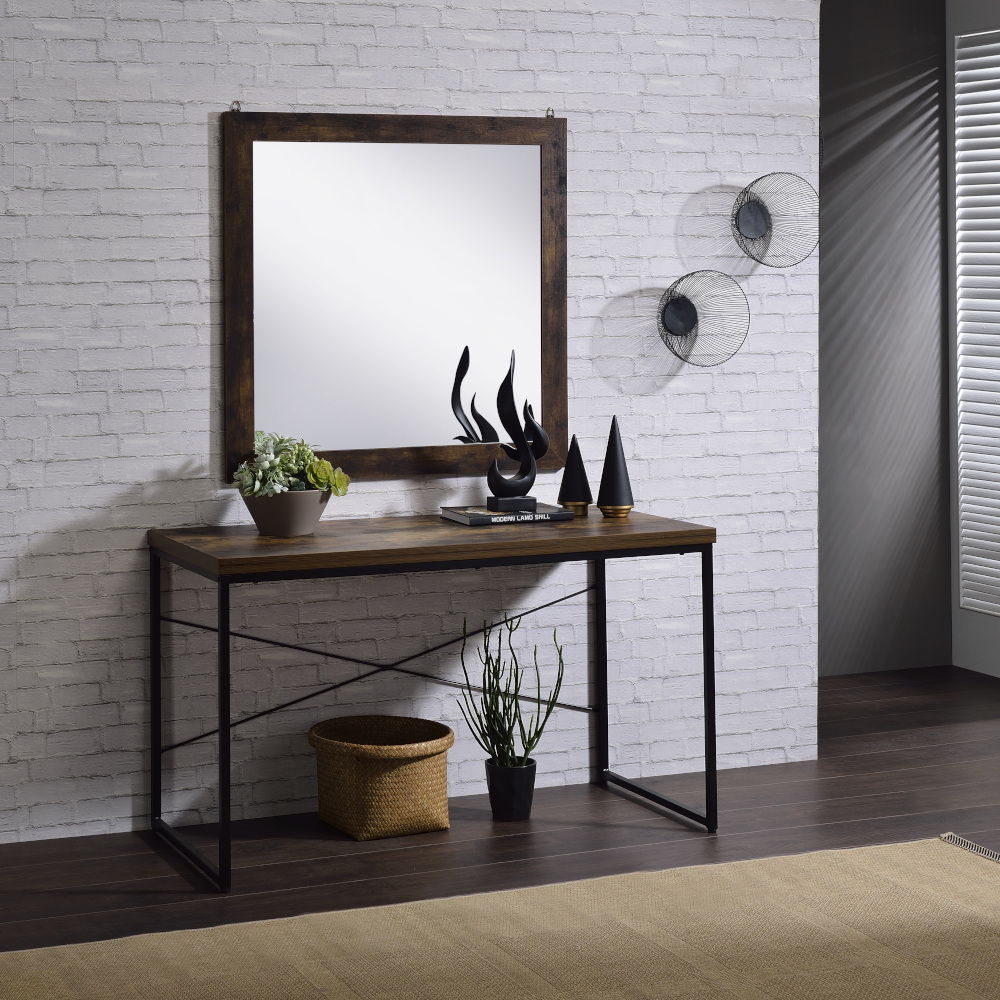 Juvanth - Mirror - Rustic Oak