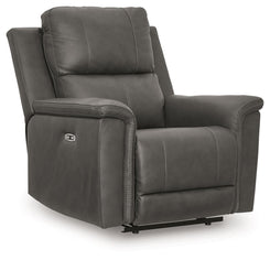 Bleckley - Anchor - Power Recliner With Adjustable Headrest