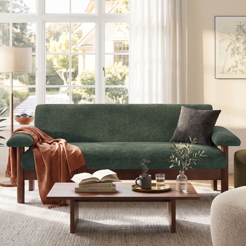Modern Sofa Couch With Pillow Top Arms