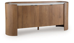 Fitzroy - Brown / White - Accent Cabinet