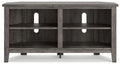 Arlenbry - Gray - Small Corner TV Stand