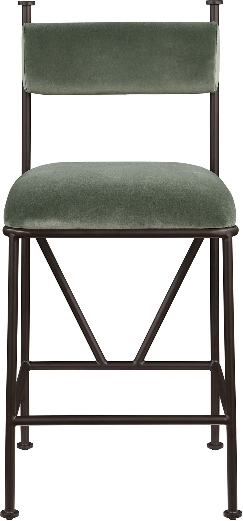 Monarch - Velvet Counter Stool (Set of 2)