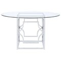 Starlight - Round Glass Top Metal Dining Table