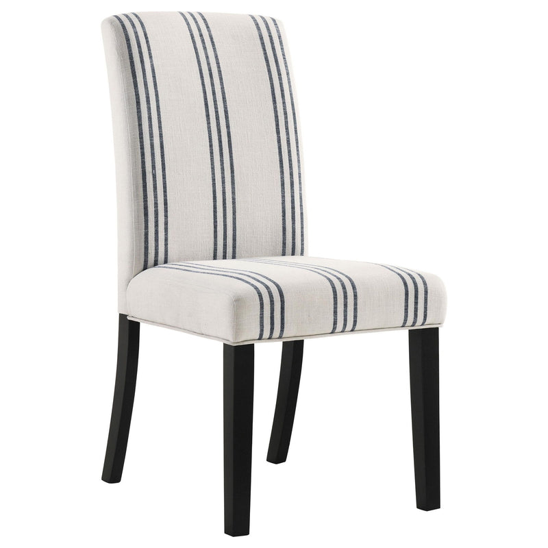 Herran Upholstered Dining Side Chair Beige (Set of 2)