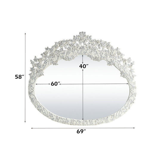 Vanaheim - Mirror - Antique White Finish - 58"