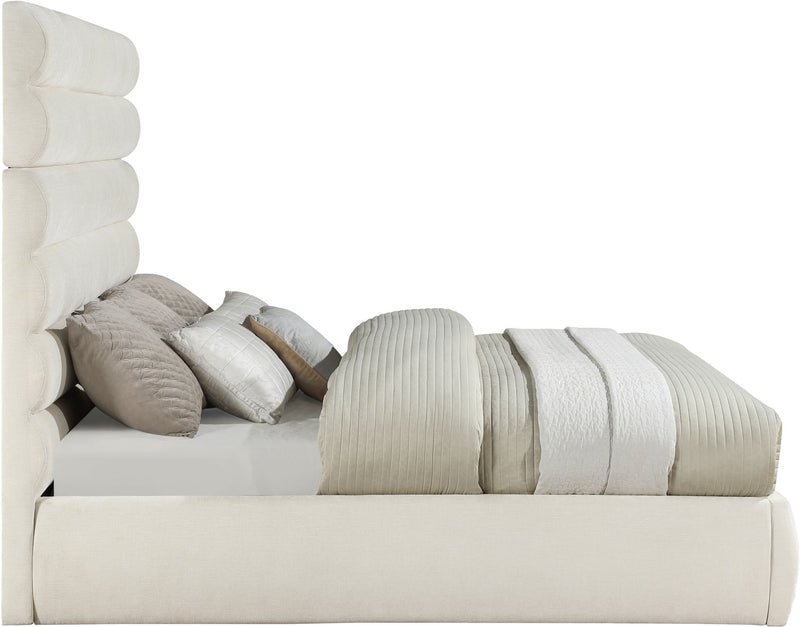 Adam - Chenille Fabric Bed With 70.5" Headboard