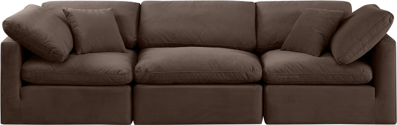 Indulge - Velvet 3 Seat Modular Sofa