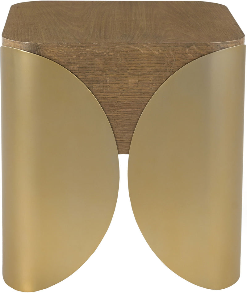 Cazari - Oak Wood And Iron Table