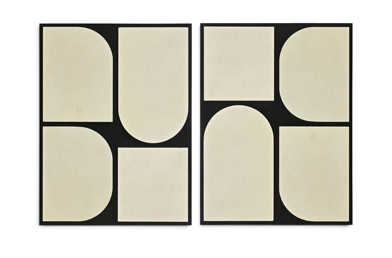 Icon - Mango Wood 2 Piece Wall Art
