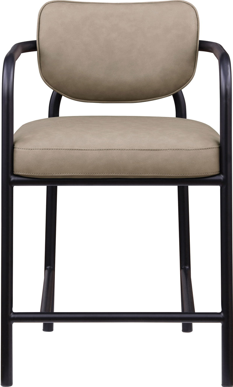 Serava - Vegan Leather Upholstered Bar Stool