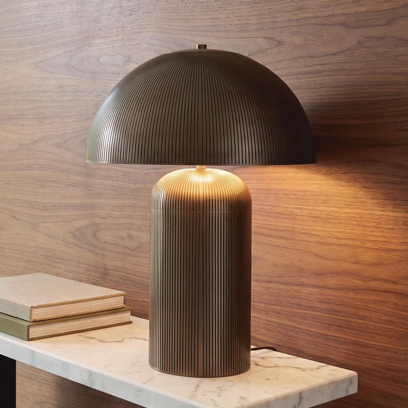 Dorriham - Metal Table Lamp - Light Bronze Finish