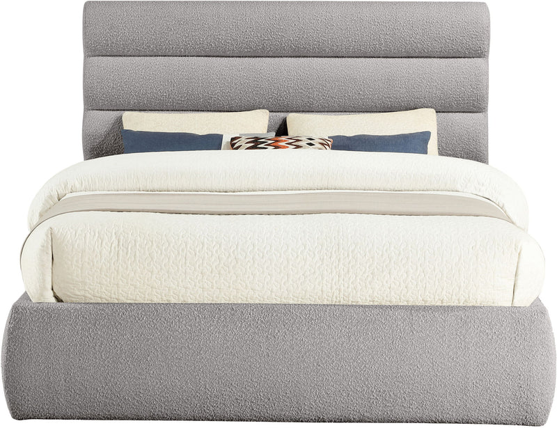 Adam - Boucle Fabric Bed With 52" Headboard