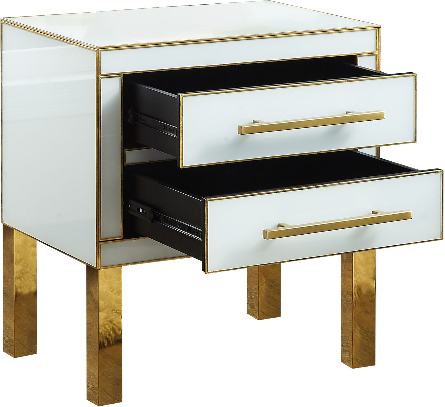 Gigi - Side Table - White Lacquer
