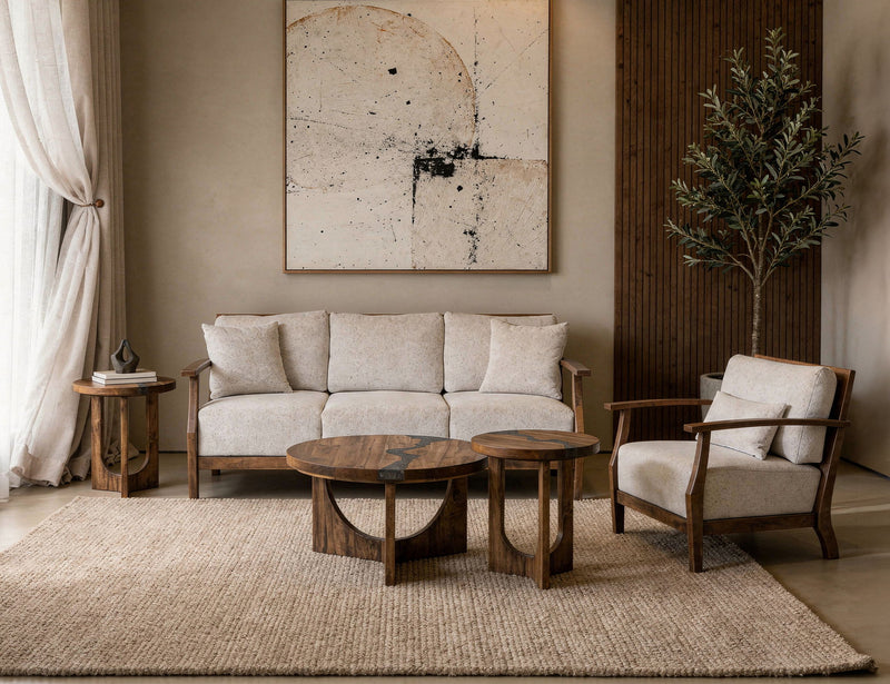 Forest - Armchair - Brown / Beige