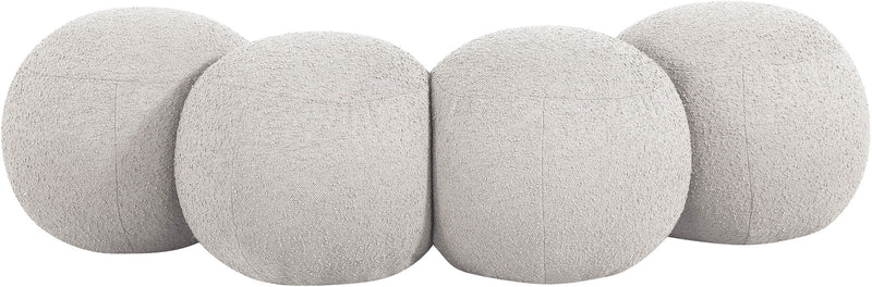 Apollo - Boucle Fabric Bench