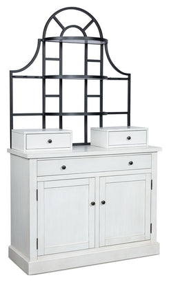Greddinton - White - Baker's Rack