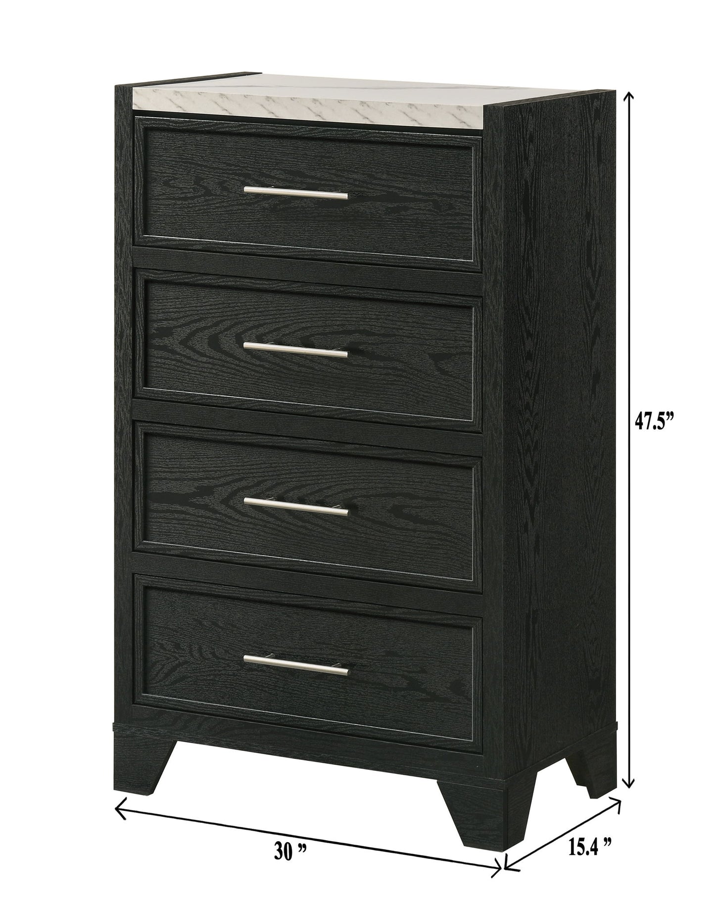 Lamar - Chest - Black