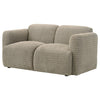 Dorset - Fabric Upholstered Round Track Arm Loveseat