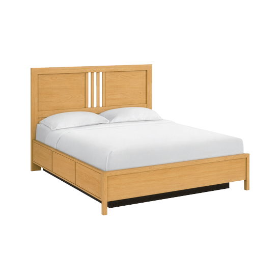Bailey - California King Storage Bed - Natural
