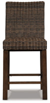 Paradise Trail - Barstool (Set of 2) - Medium Brown