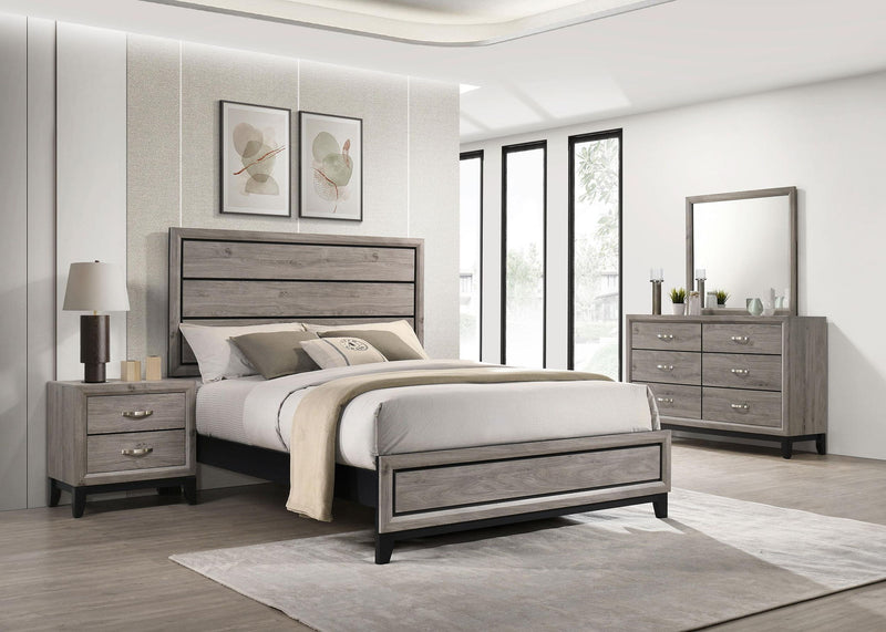 Watson Four-piece Full Bedroom Set Light Taupe