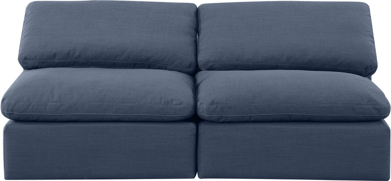 Indulge - Linen 2 Seat Modular Armless Sofa