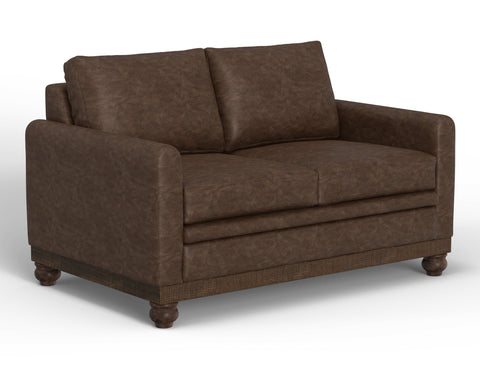 Pueblo Gray - Loveseat - Brown