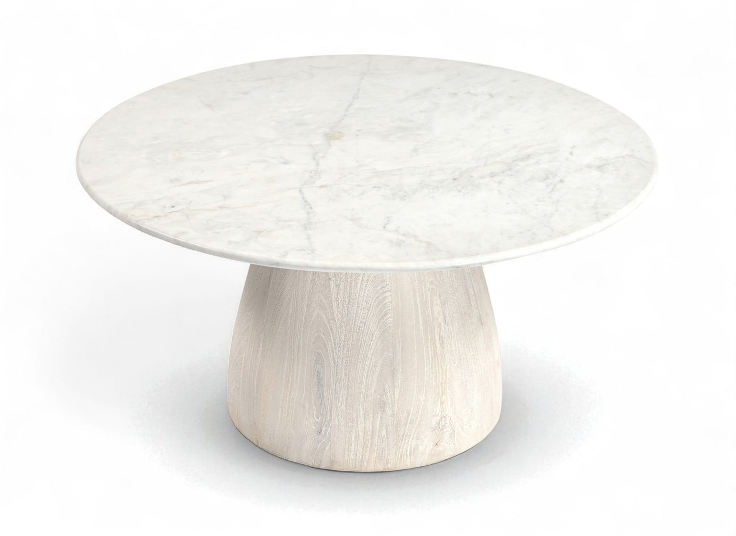 Liona - Marble And Mango Wood Table