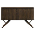 Wes - 2 Door Sideboard Buffet Storage Cabinet - Dark Walnut