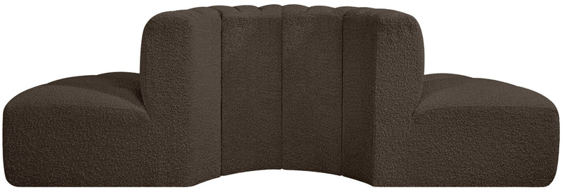 Arc - Boucle Fabric 4 Piece Modular Sofa