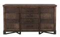 Walnut - Console - Peanut Brown