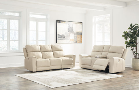 Beige / 2 Pc. Reclining Sofa, Loveseat